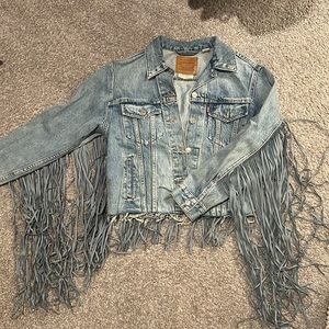 Levi’s Fringe Jean Jacket